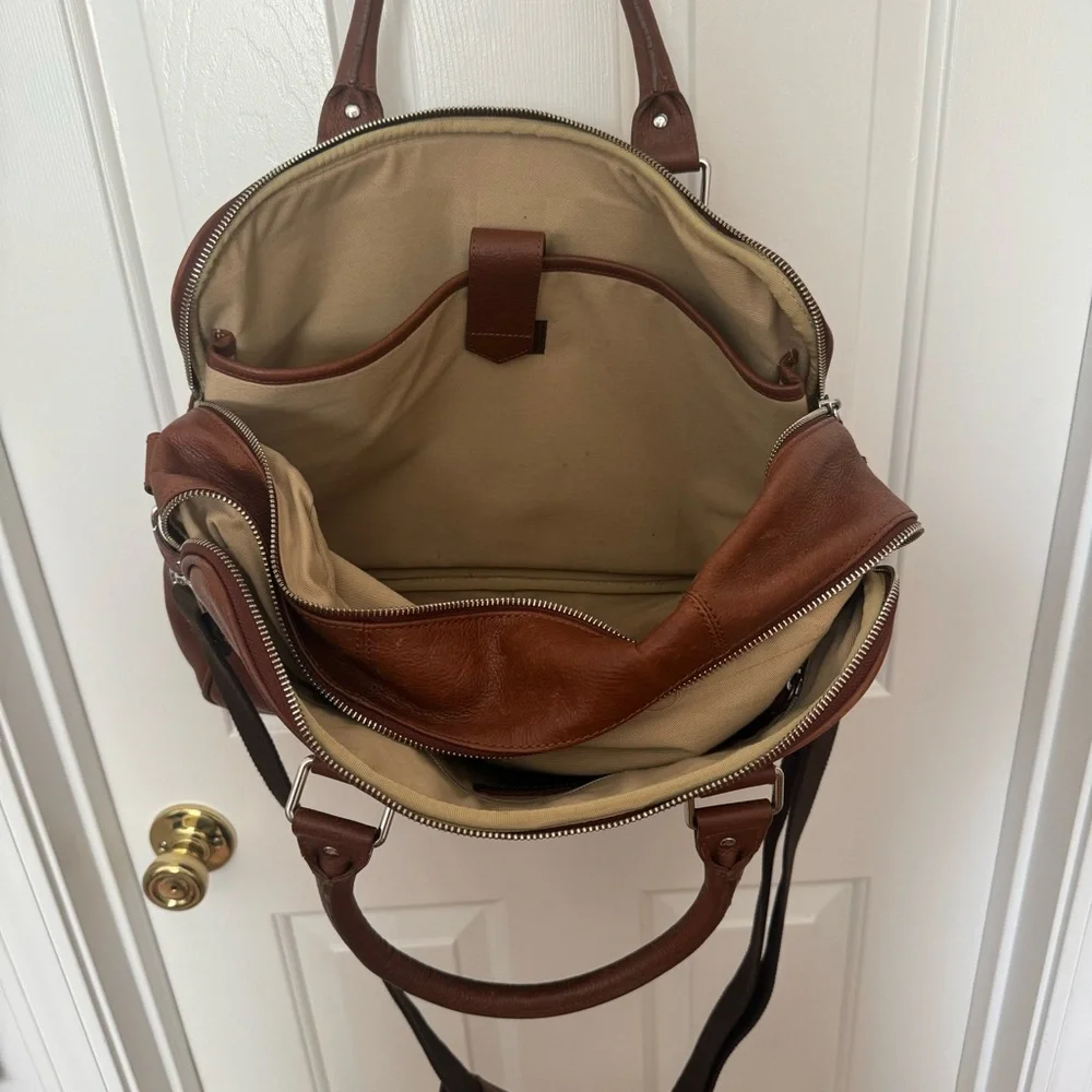 Cole Haan |,Wayland Soft | Leather Briefcase Computer Laptop Bag Travel Carry-on